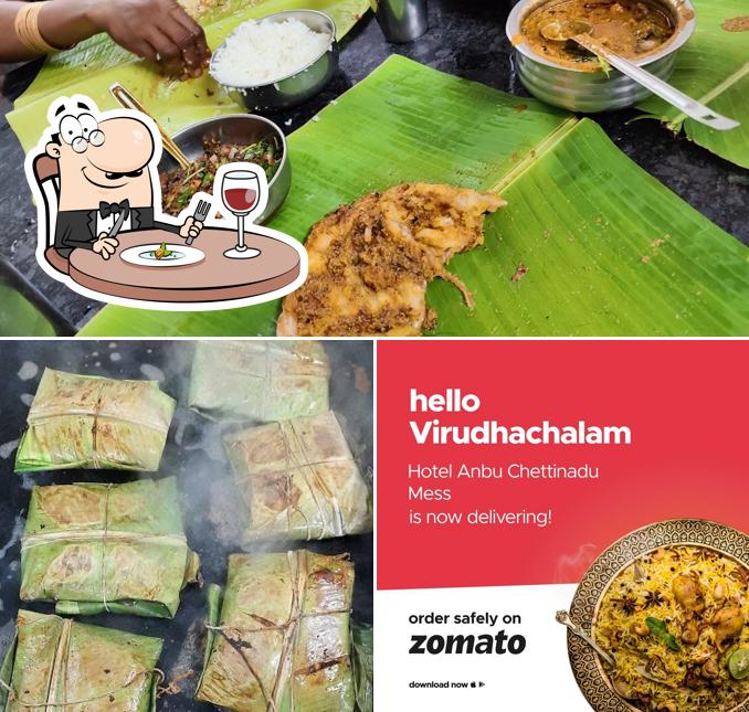 Food at Hotel Anbu Chettinadu Mess A/C