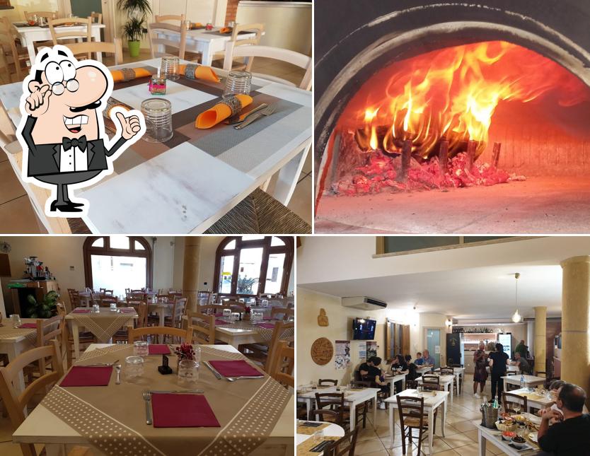 Gli interni di DEA MADRE Pizzeria forno a legna