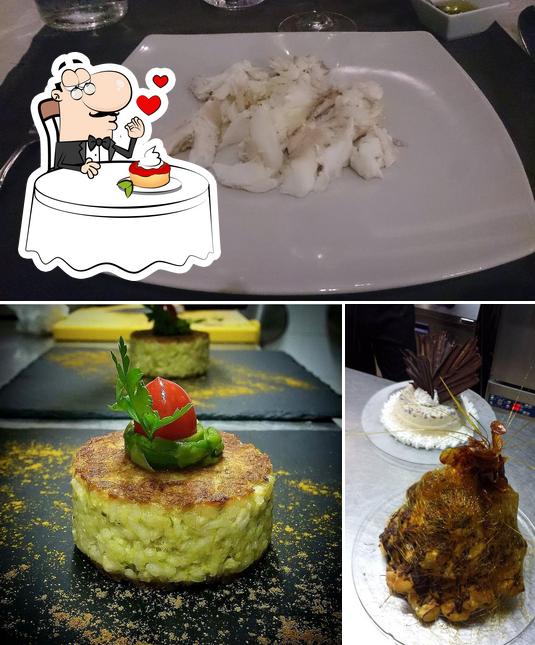 Bianco Noir serve un'ampia selezione di dessert