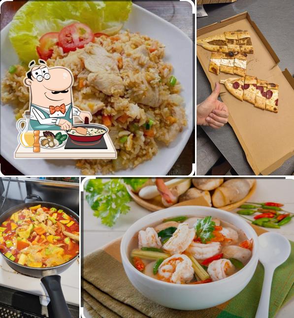 Riso fritto al Café Buvette du Livron Spécialités Thaïlandais