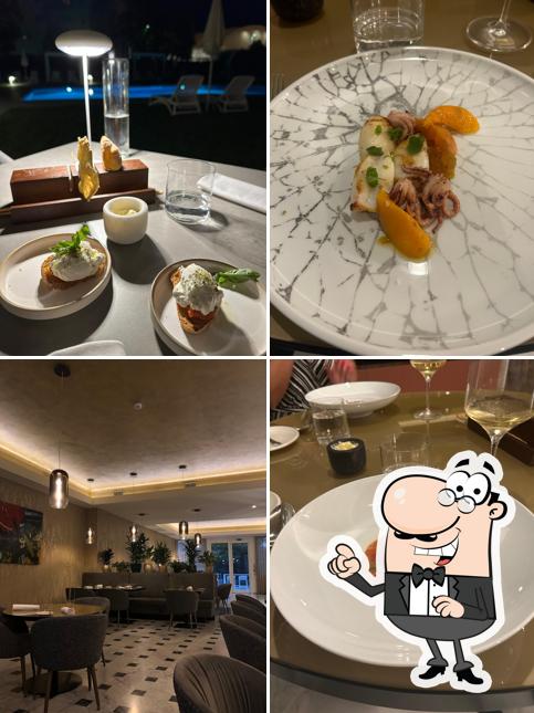 Questa è la immagine che raffigura la interni e cibo di Meja Restaurant