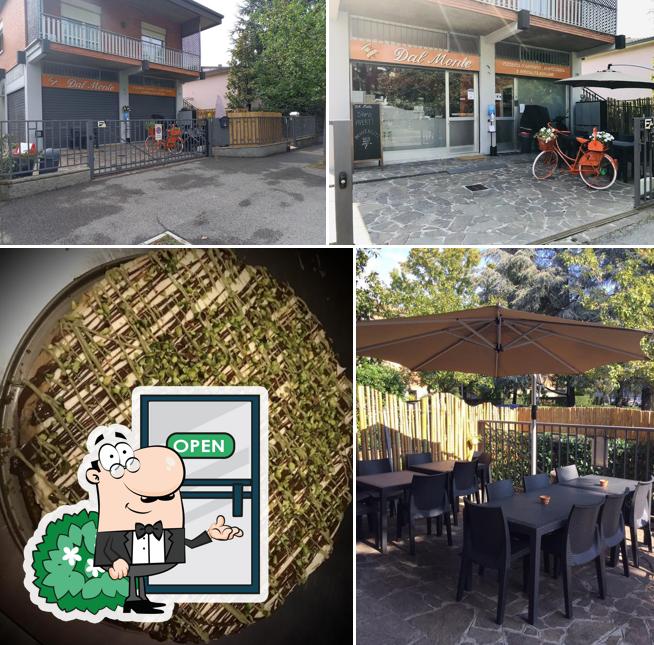 Gli esterni di Pizzeria dal Monte
