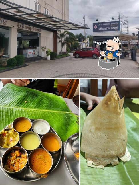 This is the photo displaying food and exterior at SHREE LAKSHMI BHAVAN A/C