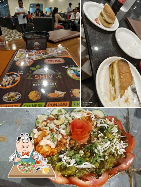 Greek salad at Shiv garden restaurant