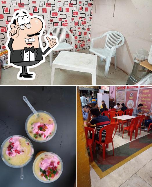 Take a look at the photo depicting interior and food at The Hot Meals