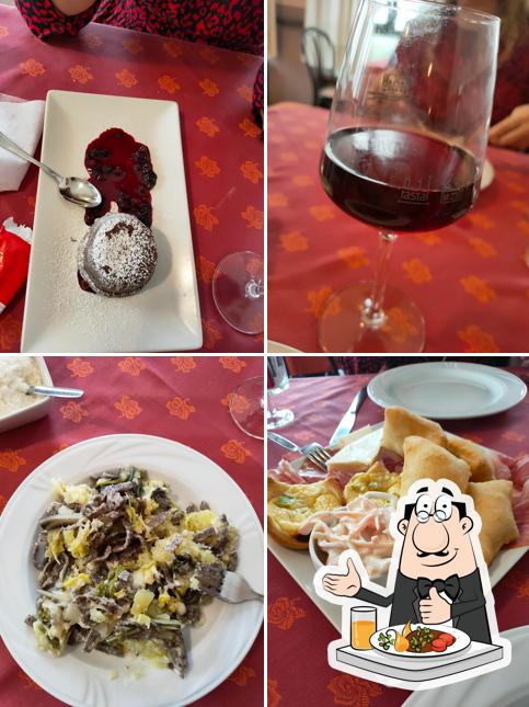 Cibo al Trattoria Al Burlon