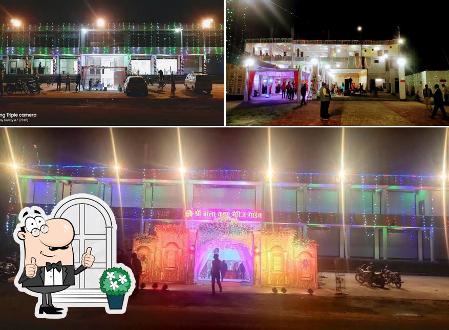 Enjoy the view at the outside area of Shri Bala Krishna Marriage Garden