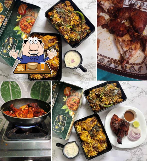 Food at The Indian Peppercorn Restaurant