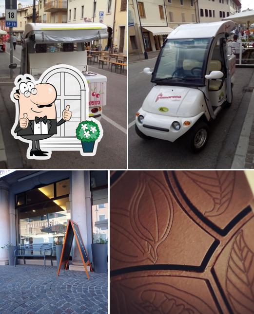 Gli esterni di D'Ambrosio Gelateria Naturale Mortegliano