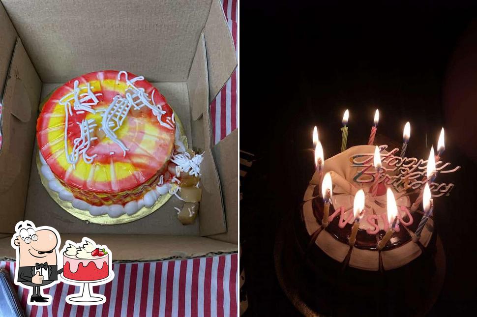 Here's an image of Flower and Cake