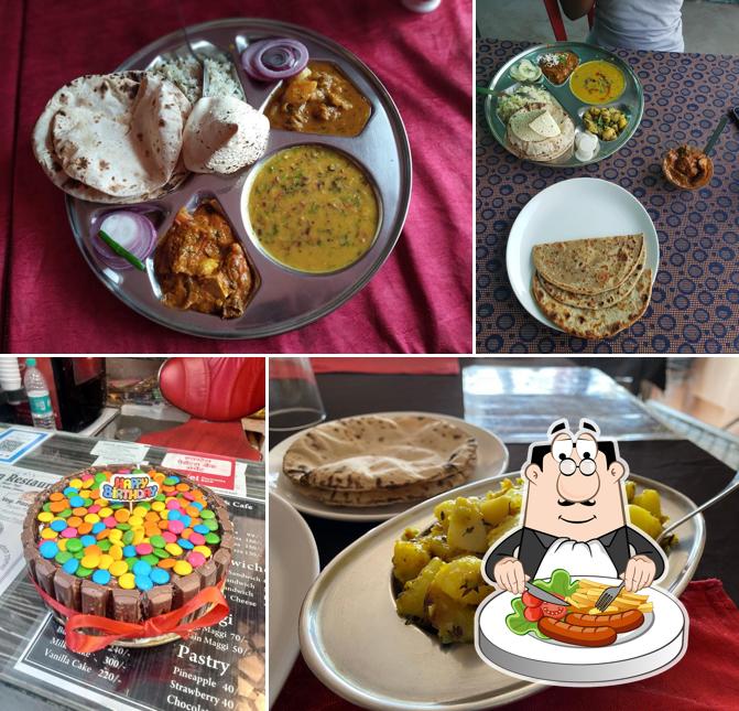 Food at Gagan Restaurant & Cake Shop