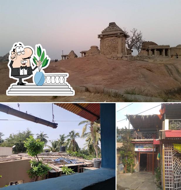The exterior of Hampi's Top Secret Restaurant