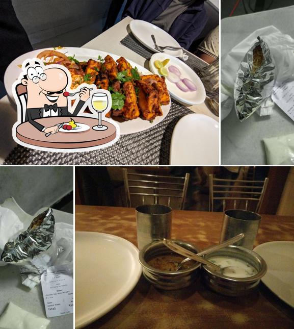Food at Moghul’s Paradiez Restaurant