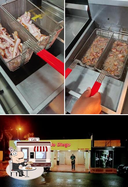 O exterior do Lanche do Diego