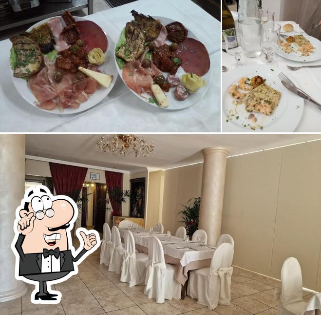 Questa è la immagine che raffigura la interni e cibo di ALLA ZAGARA