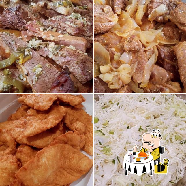 Comida em Flávia restaurante