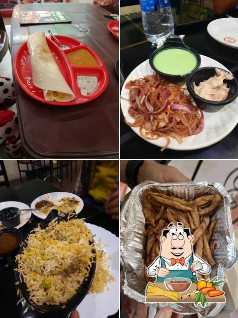 Spaghetti bolognese at Kathi N Kabab