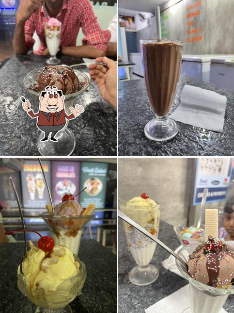 Chocolate mousse at Sri Muthappan's Amul Ice Cream Parlour