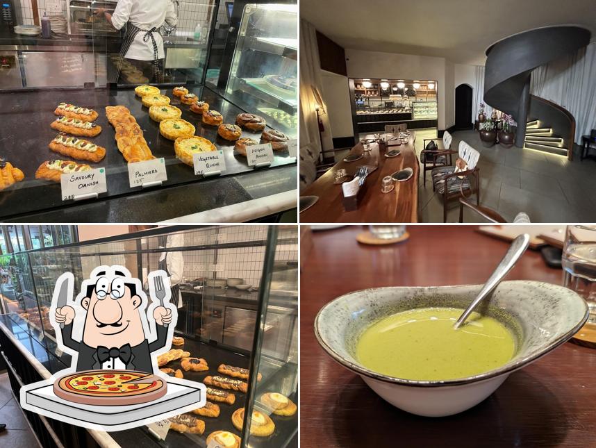 Pick pizza at The Entrance Cafe