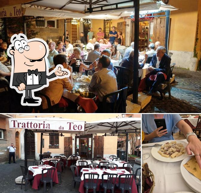 Gli interni di Trattoria Da Teo