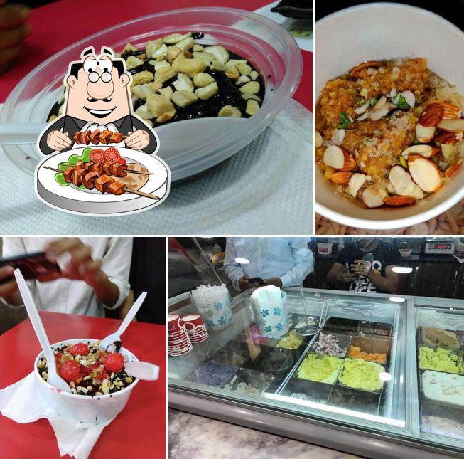 Food at Giani's Ice Cream