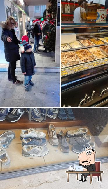 Gli interni di Arte del Gelato