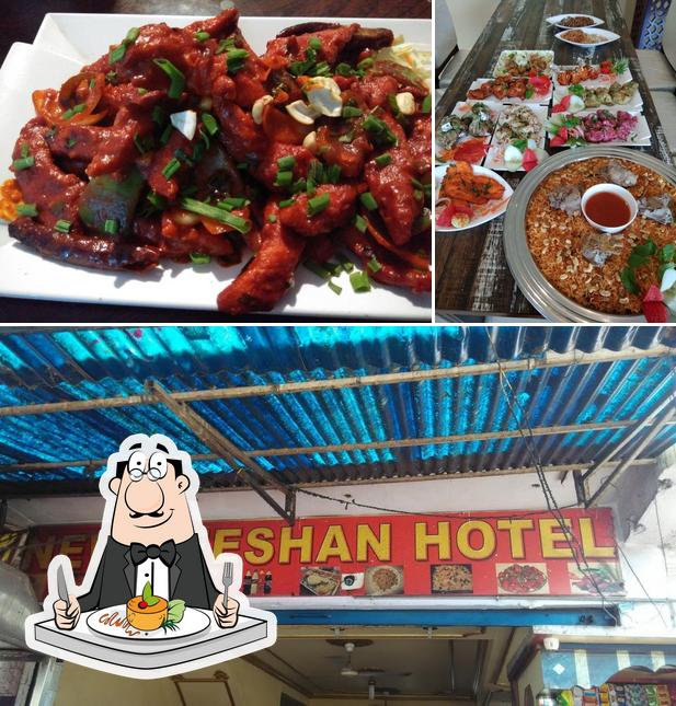 Food at New Zeeshan Hotel