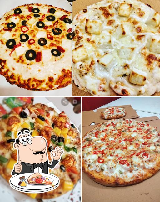 Order pizza at Demos Pizza
