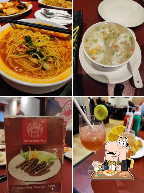 Food at The Dragon Wok