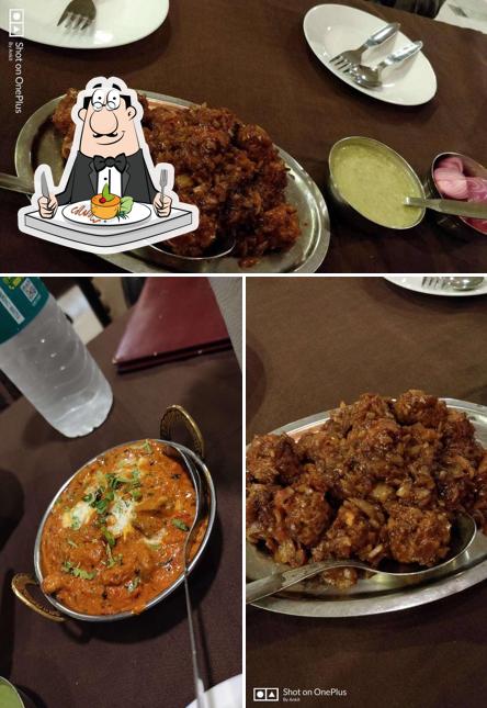 Food at Gyan's Restaurant