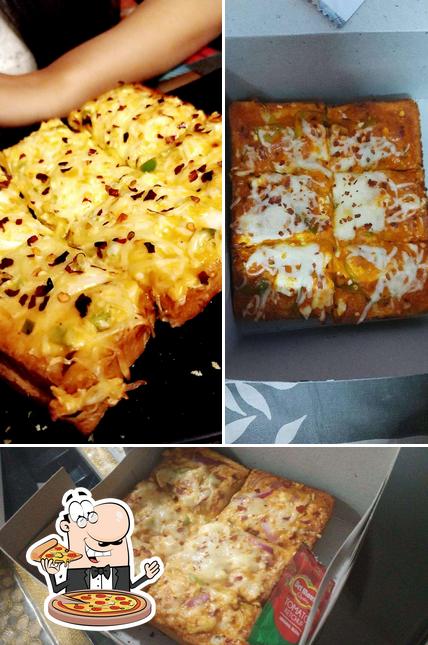 Try out pizza at Hot Sandwiches
