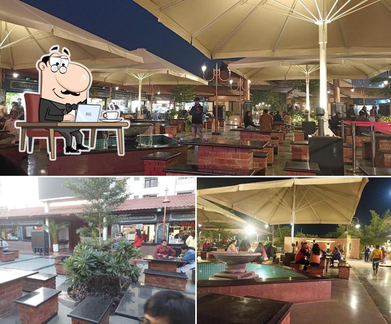 The interior of Jaipur Chaupati