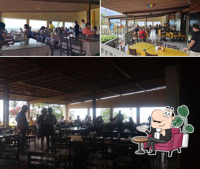 O interior do Mirante Bar & Restaurante