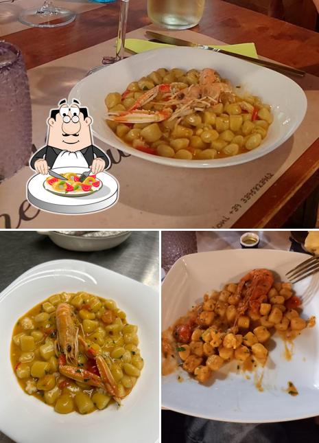 Gnocchi al Ristorante Tricche nel piatto