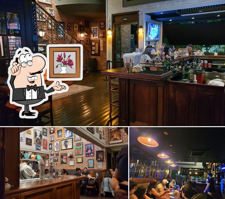 O interior do The House Food & Fun
