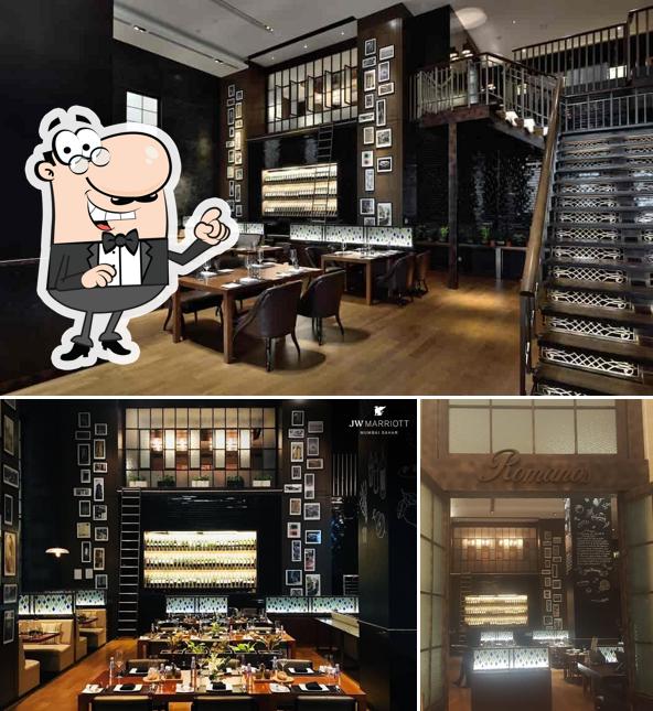 The interior of Romano's