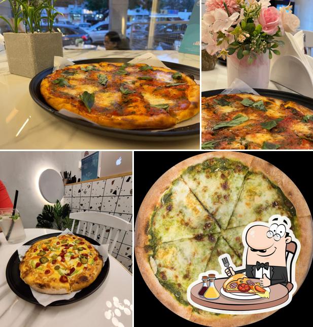 At The Blue Oven, you can order pizza