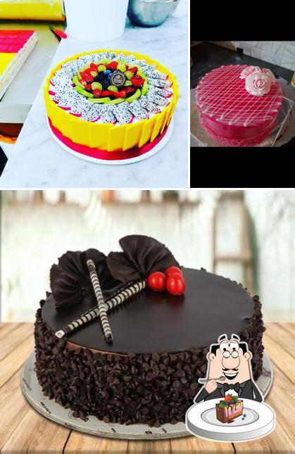 Chocolate cake at Kwality Bakery