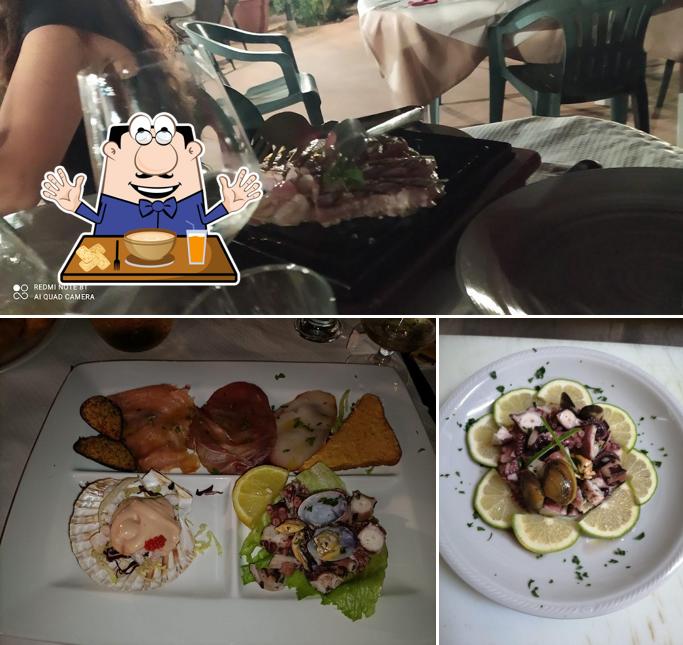 Platti al Ristorante Pizzeria Le Comiche