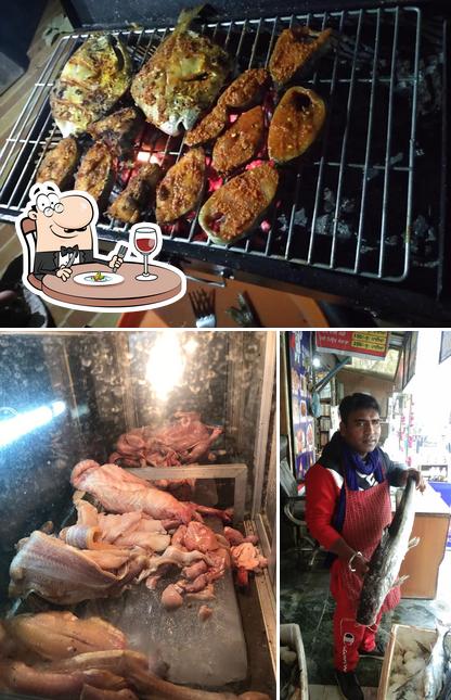Food at S alam singh chicken shop