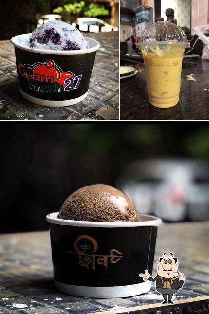 Enjoy a drink at Shiv Icecream Parlour