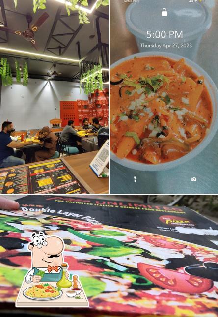 Food at The Pizza Unlimited