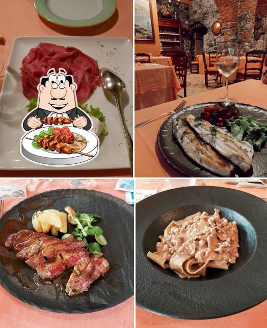 Platti al Trattoria Corte Fiorina
