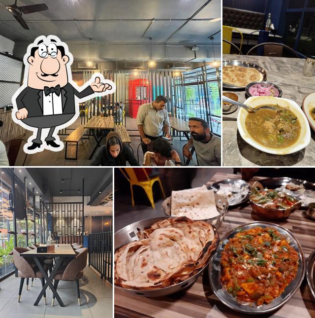 Take a seat at one of the tables at Urban Paratha Vyttila