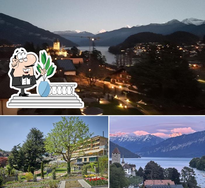 Gli esterni di Hotel Eden Spiez