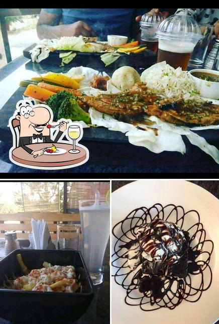 Food at Boom Cafe