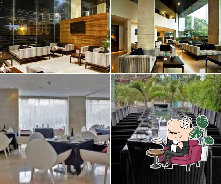 Mesa Lounge is distinguished by interior and dining table