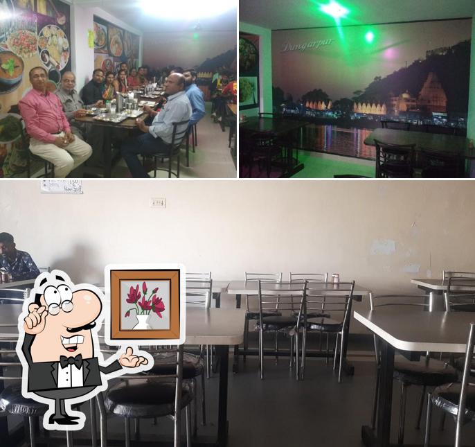 The interior of Hariyali restaurant
