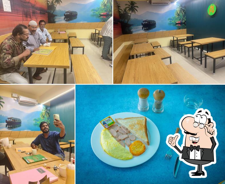 The interior of M4 Kerala Cafe