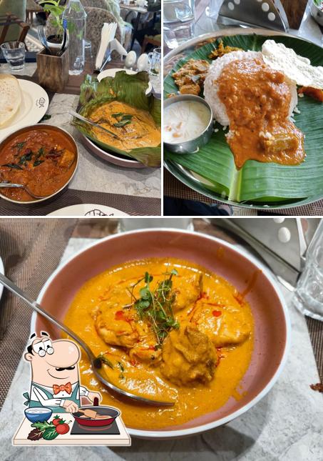 Chicken curry at Meen by Chef Pillai